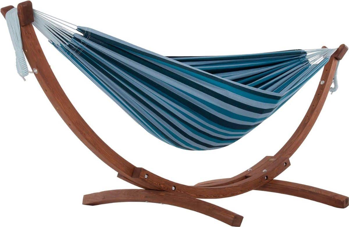 clvp® hangmat met standaard hangstoel inklapbaar tuin
