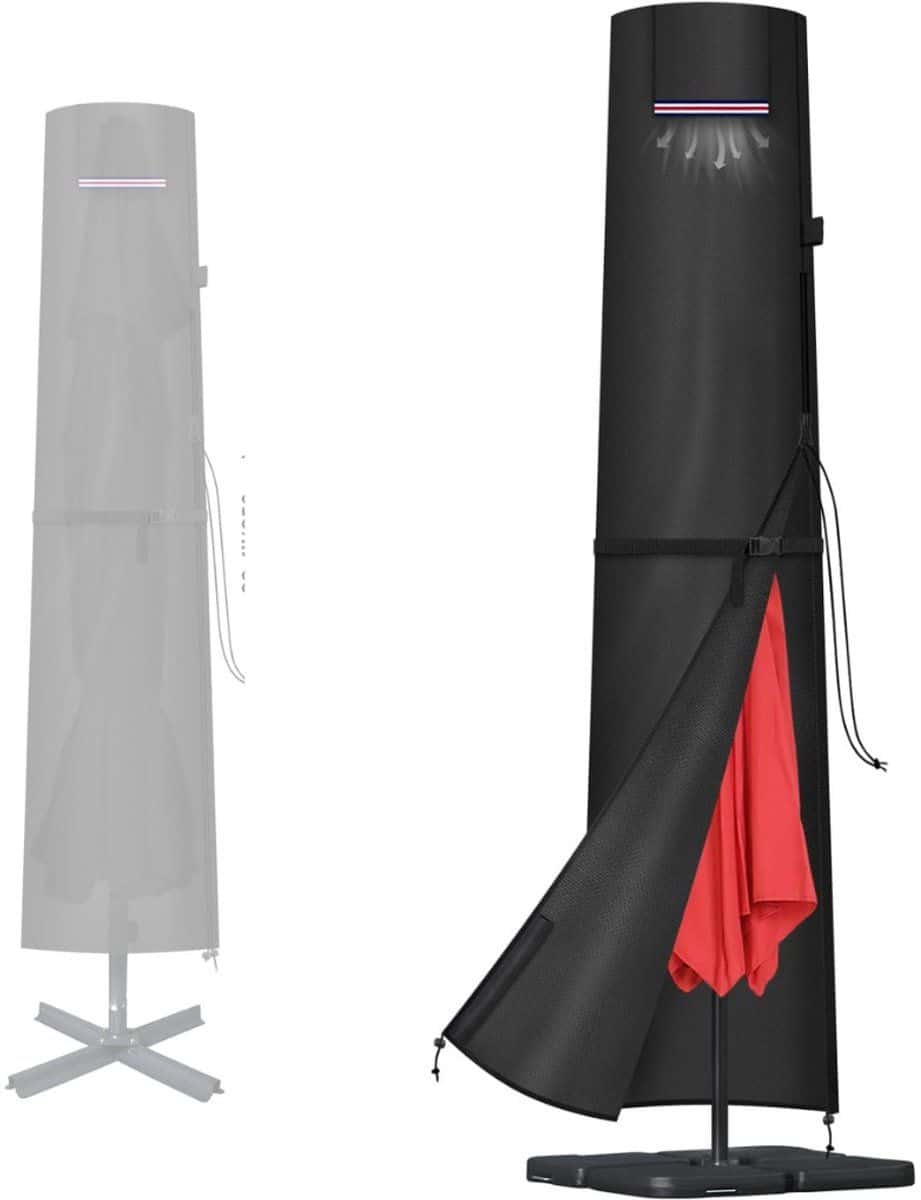 clvp® parasolhoes voor zweefparasol parasol hoes staande parasol