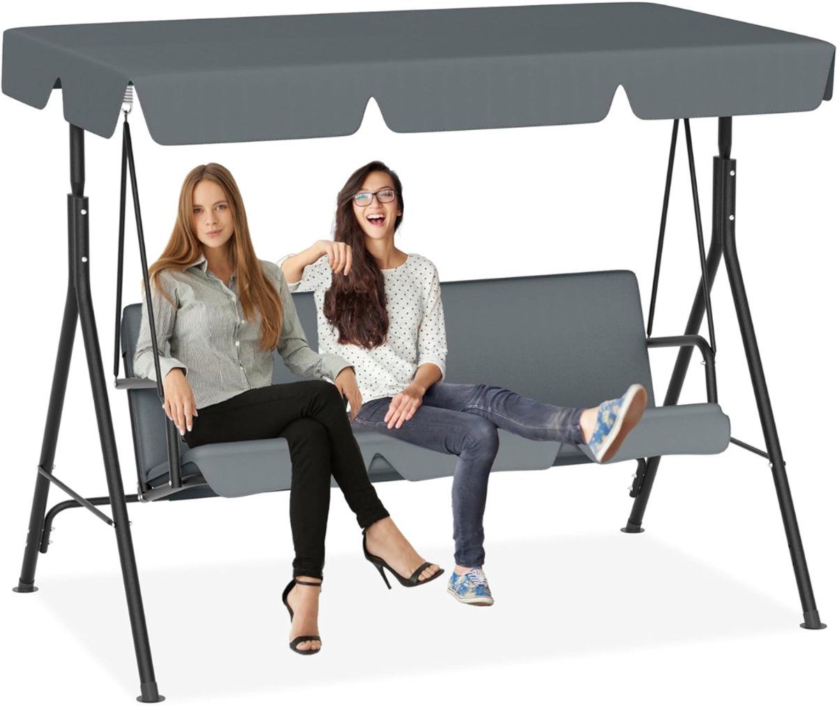 clvp® schommelbank 3 persoons loungeset tuinmeubels
