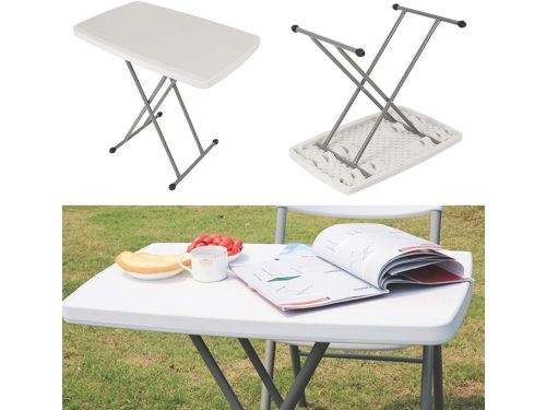 Compacte Opvouwbare Tafel - Verstelbare Klaptafel voor Binnen en Buiten