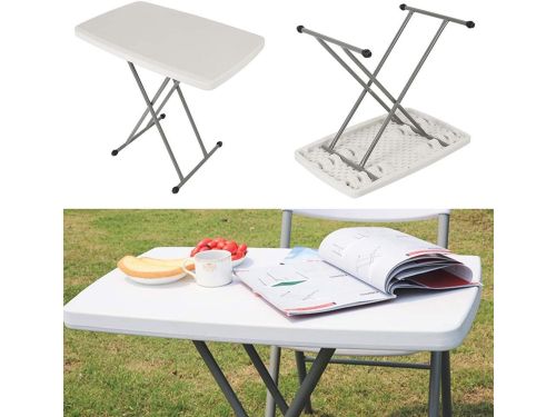 Compacte Opvouwbare Tafel - Verstelbare Klaptafel voor Binnen en Buiten
