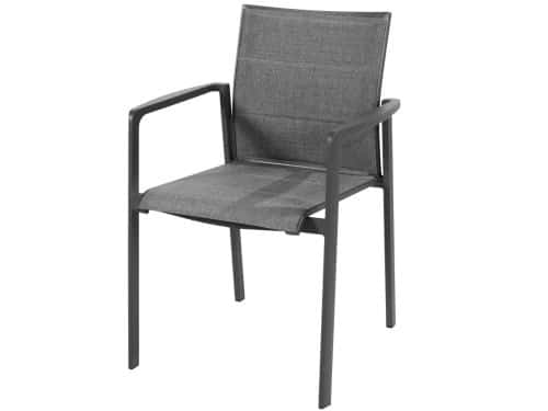 Cortina stapelbare dining tuinstoel antraciet Taste 4SO