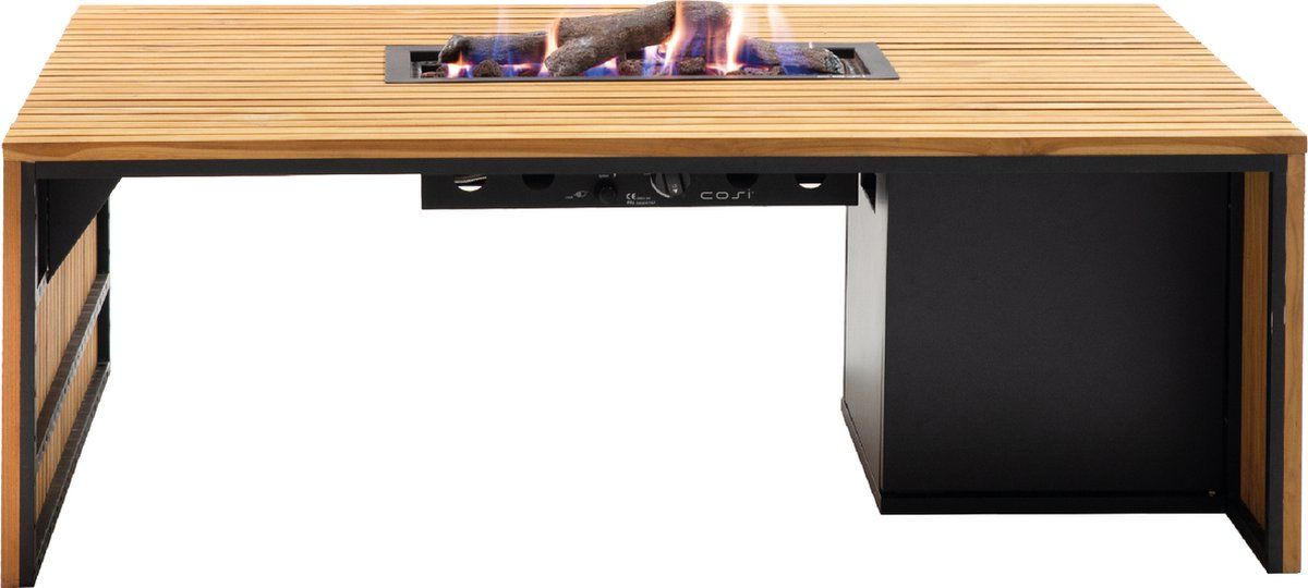 cosibridge 140 vuurtafel teak