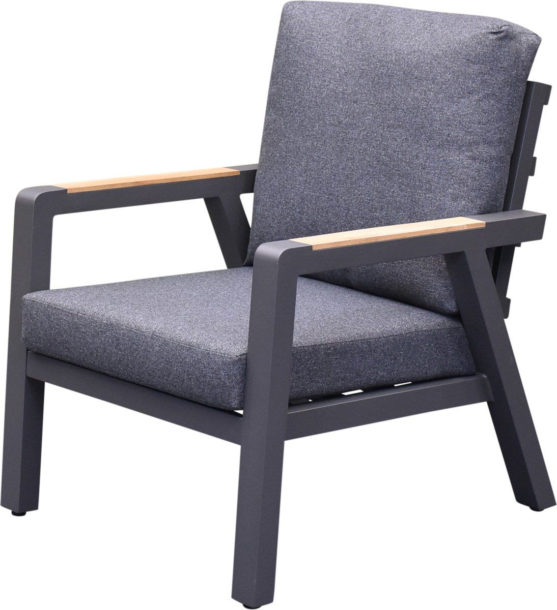 costa rica lounge tuinstoel aluminium antraciet