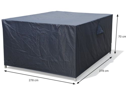 Coverit lounge-diningset hoes - 278x278xH70 cm