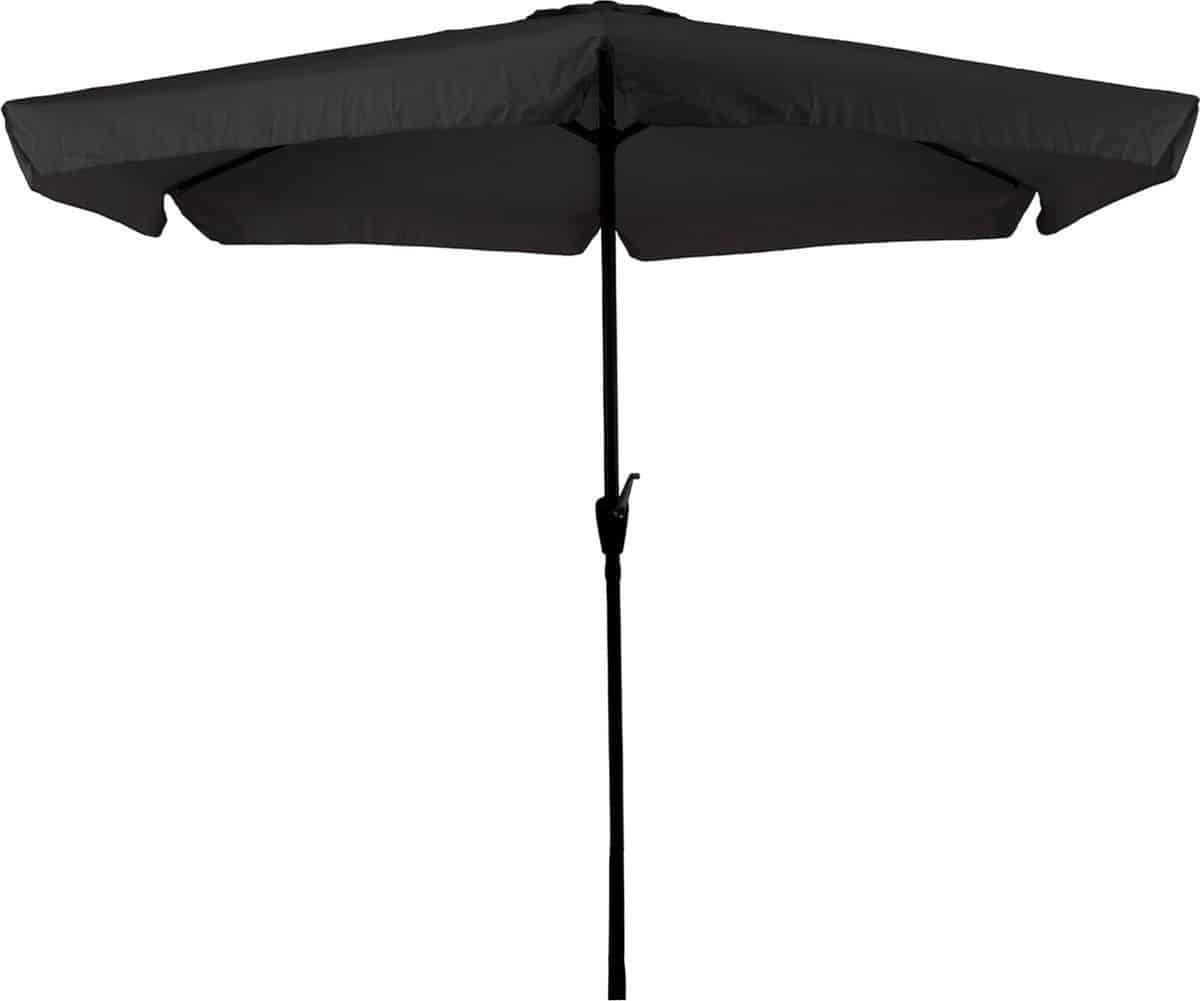 cuhoc parasol met volanten zwarte parasol parasol stokparasol