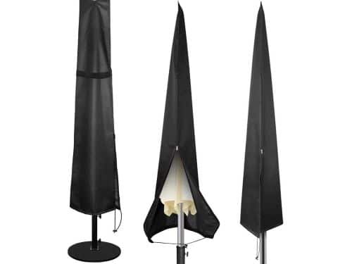 Dailygoods - Waterdichte Parasolhoes met Rits voor Tuinparasols 2.1m tot