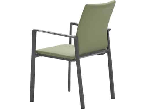 Dallas dining fauteuil stoel carbon black/moss green Garden Impress...