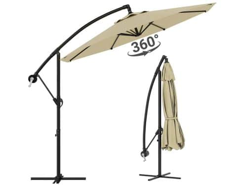 Damenzo - Parasol - Inclusief parasolhoes - Zweefparasol - Parasol