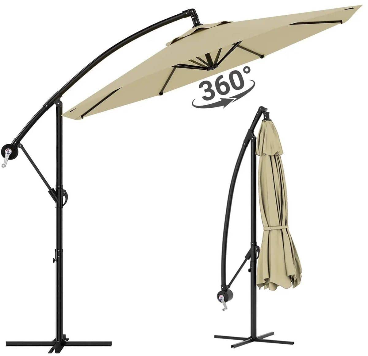 damenzo parasol inclusief parasolhoes zweefparasol parasol