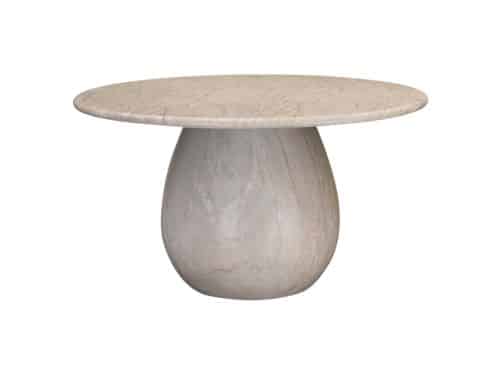 Dante dining tafel 140 cm rond polystone marmerlook