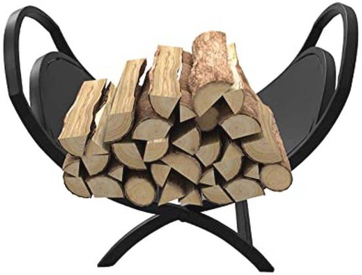 decoratieve zware vouwbare brandhoutrek voor open haard 17 inch