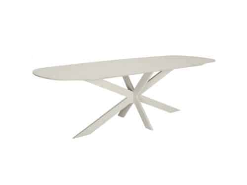 Derby dining tafel 240x100x77 cm latte