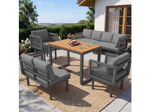 DESMIU Loungeset 222 X 174 X 76 Cm
