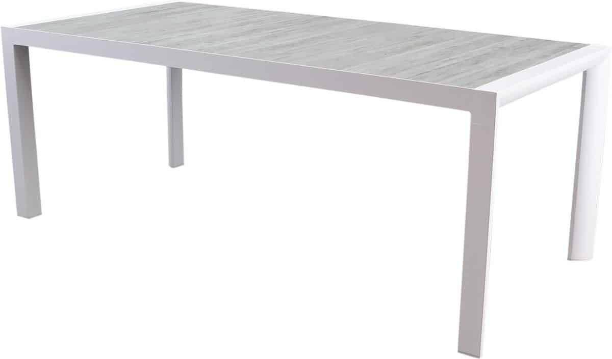 dexter dining tuintafel 194,5x90xh74,5 cm wit