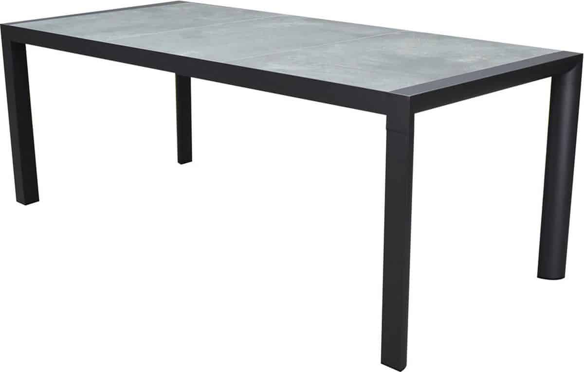 dexter dining tuintafel 194x90xh74,5 cm antraciet