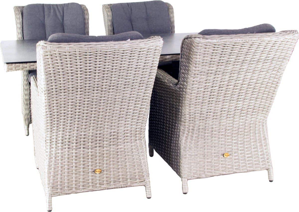 diningset santa rosa salty grey d 180 x b 90
