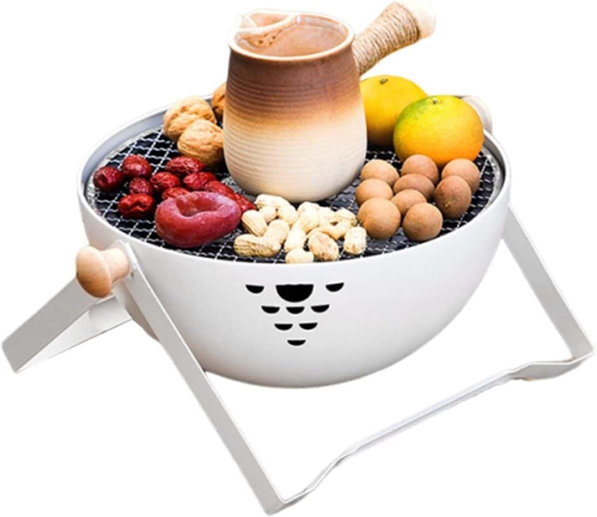 draagbare houtskoolgrill opklapbare bbq buiten koken efficiënte