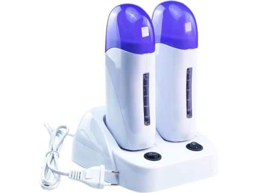 Draagbare roll-on cartridge waxverwarmer, waxverwarmer voor rollen met dubbele cartridges