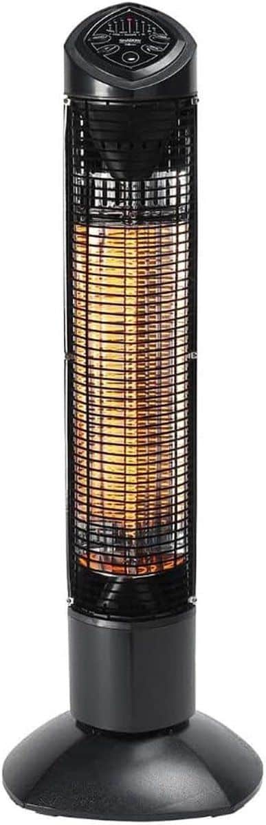 draaibare infrarood terrasverwarmer 900w met timer