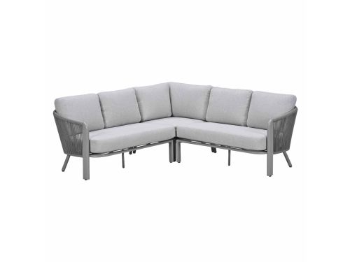 Durango rope lounge hoekset - taupe - valley sand