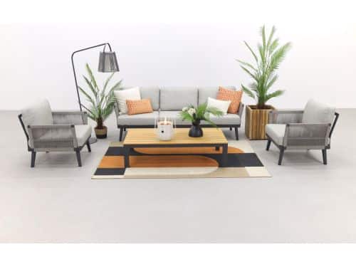 Durban/Mindo stoel-bank loungeset - 4-delig - Op=Op