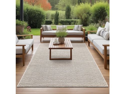 Duurzaam Bohemian Vintage Buitenkleed - Weerbestendig Vloerkleed voor Balkon
