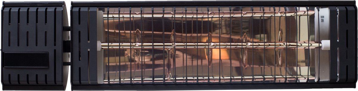elektrische infrarood heater iras zwart 2500 w