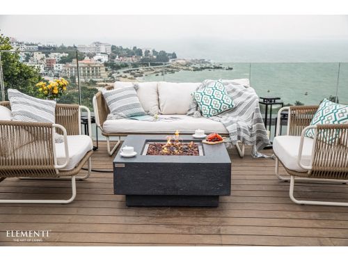 Elementi Manhattan Fire Table Gas (Donker Grijs)
