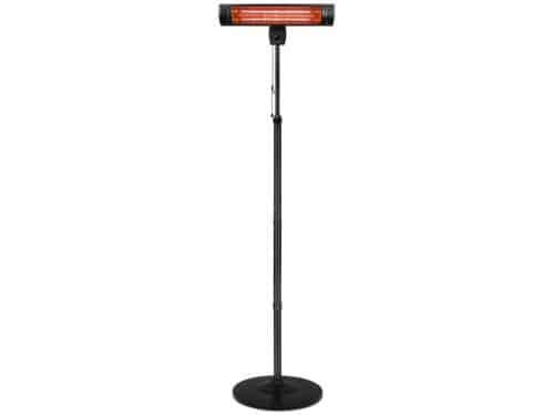 Emerio Terrasverwarmer - 2000W | Halogeenbuis | Spatwaterdicht (IP24)