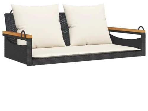 Emvae Tuinbank - Schommelbank - Hangbank - Polyrattan Tuinbank
