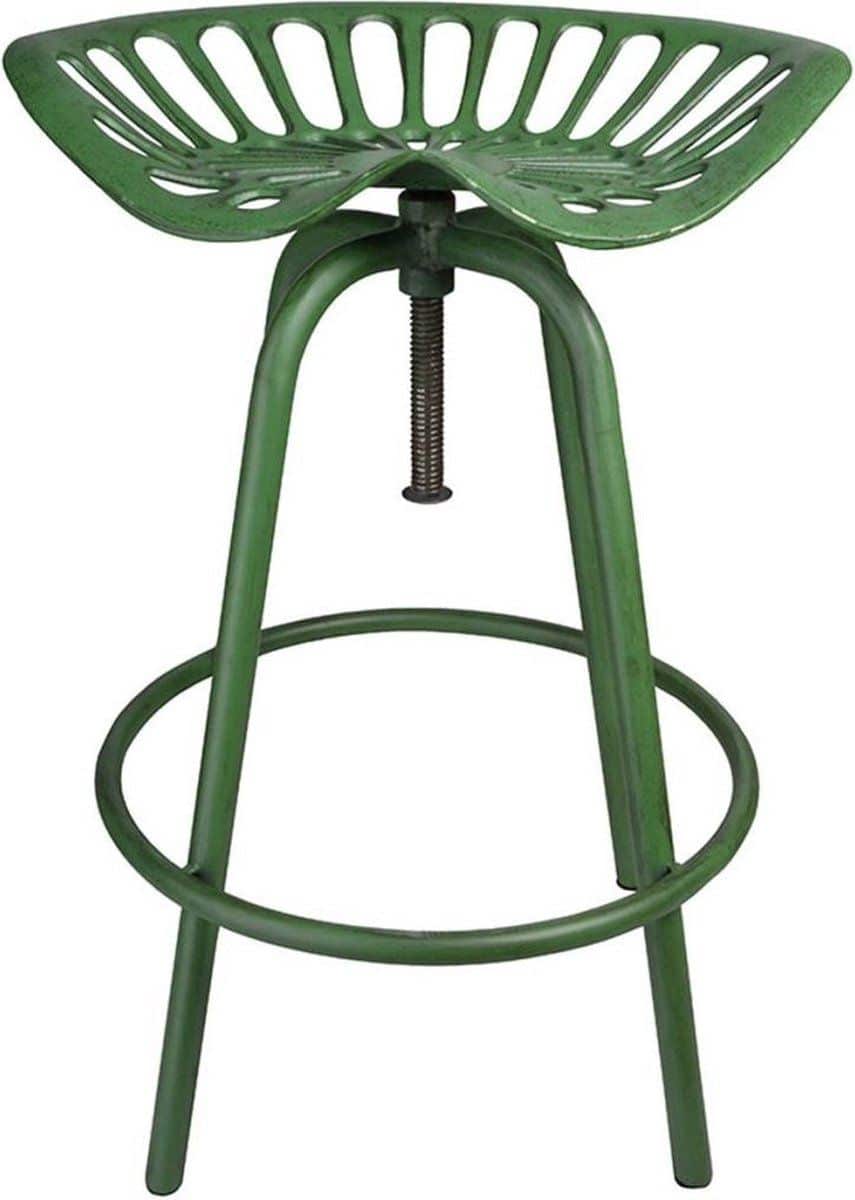 esschert design barkruk tractor groen ih023
