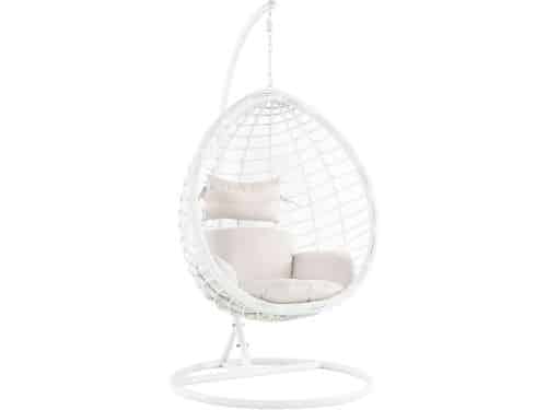 FANO - Hangstoel - Gebroken wit - PE rotan