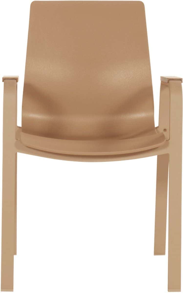 flow dining stoel | cappucino | 57 x 56,5 x