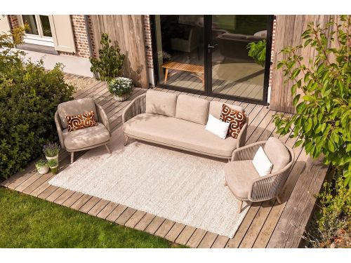 Flow rope stoel/bank loungeset - Latte