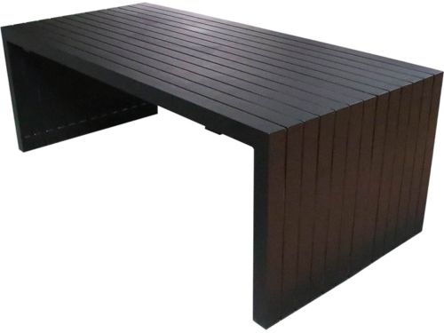 Fonteyn Tuintafel Aluminium 220 x 100 cm Zwart