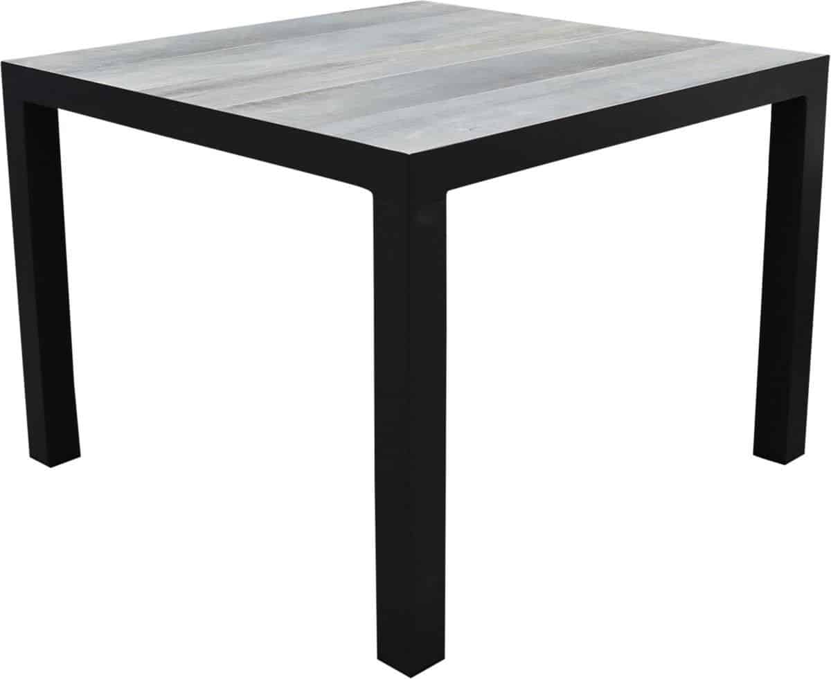 fresno dining tuintafel 100x100xh74cm antraciet