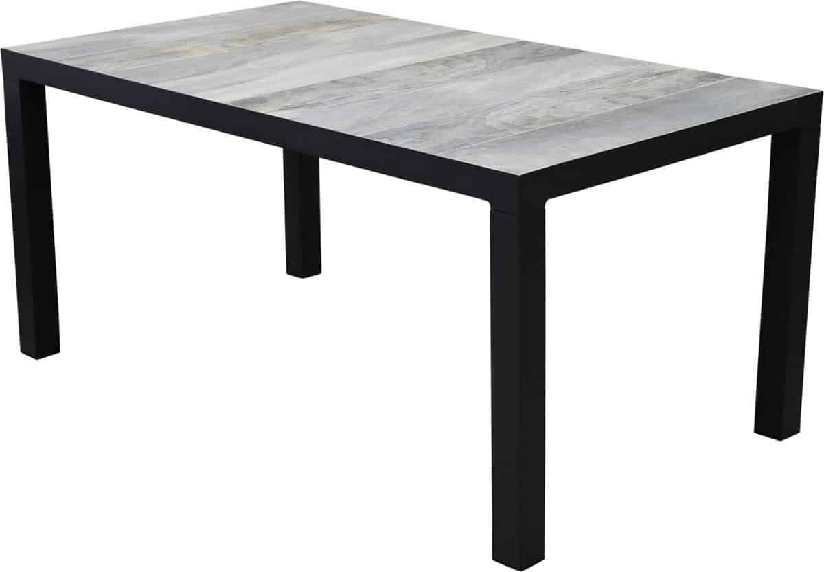 fresno dining tuintafel 160x90xh74 cm antraciet