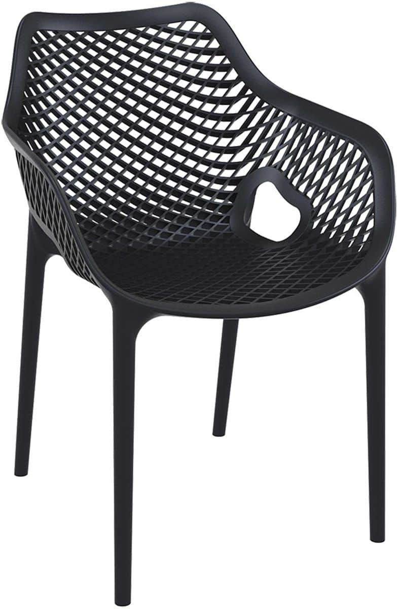 garden impressions air xl design tuinstoel zwart