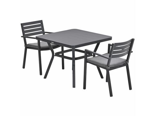 Garden Impressions Amarillo bistro tuinset 3-delig - Mina tuintafel 90x90