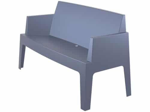 Garden Impressions - Box - tuinbank - donker grijs