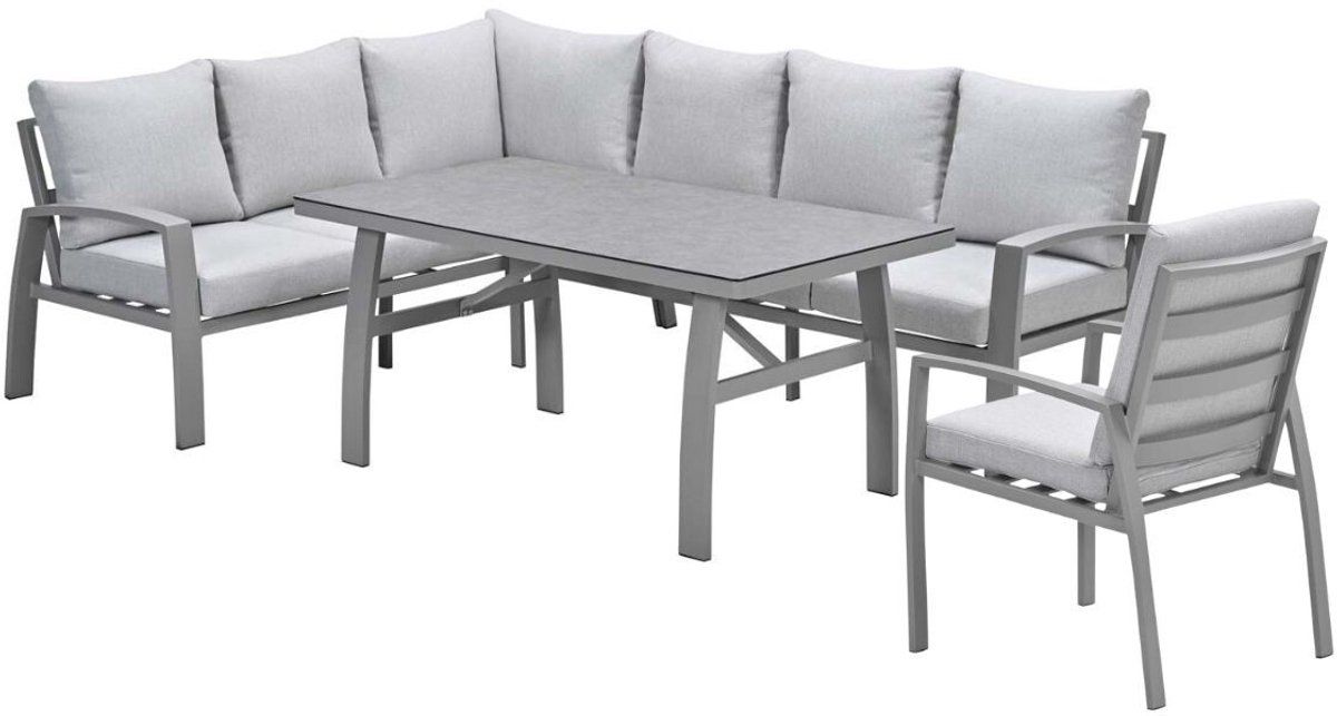 garden impressions cameron lounge dining set 4 delig links incl stoel