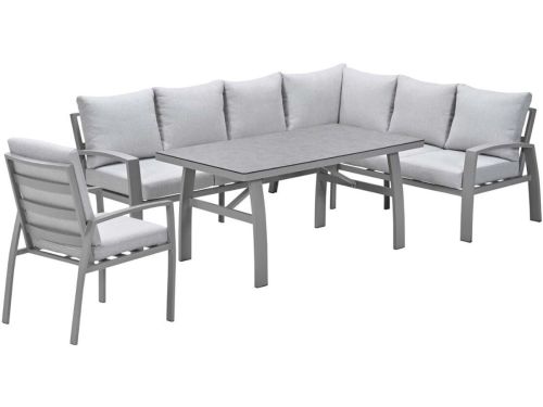 Garden Impressions Cameron lounge dining set 4-delig rechts incl stoel