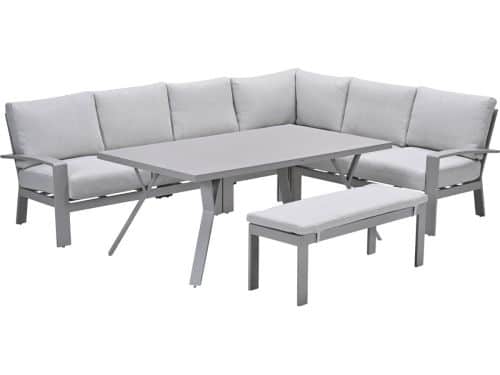 Garden Impressions Camilo lounge dining set 6-delig rechts - taupe