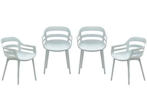 Garden Impressions Ceasar tuinstoelen set van 4 olijf