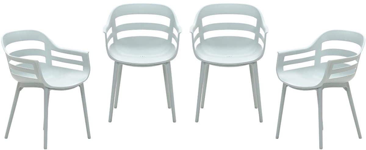 garden impressions ceasar tuinstoelen set van 4 olijf