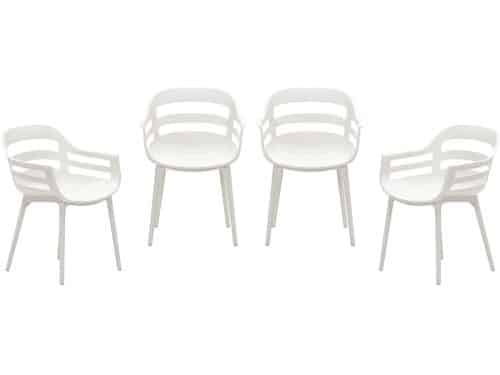 Garden Impressions Ceasar tuinstoelen set van 4 zand