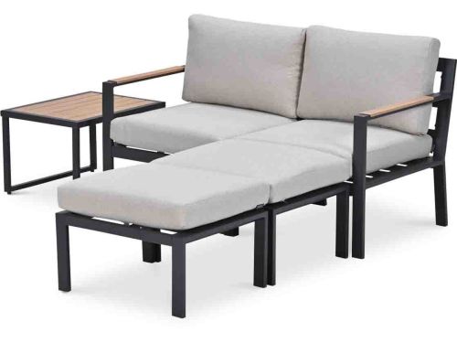 Garden Impressions Cinto balkon loungeset 5-delig - donker grijs