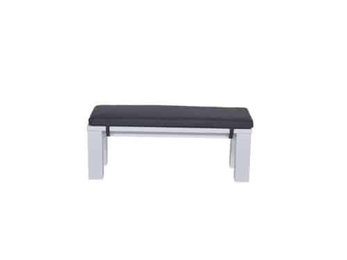 Garden Impressions Cube sportbank - mat wit - reflex black