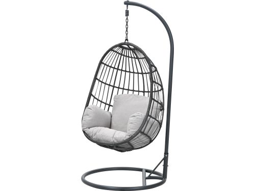 Garden Impressions Esmee hangstoel swing egg - donker grijs